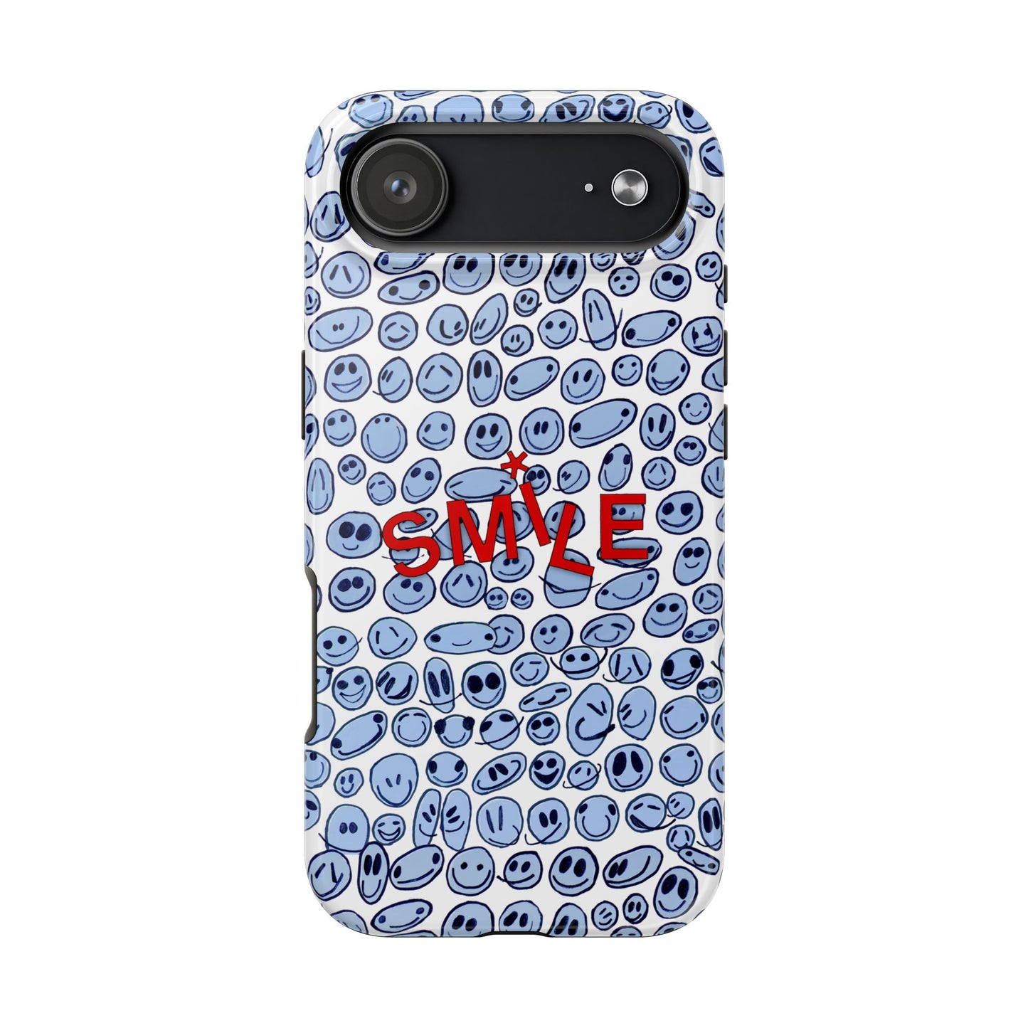 BLUE SMILE - Tough Phone Cases