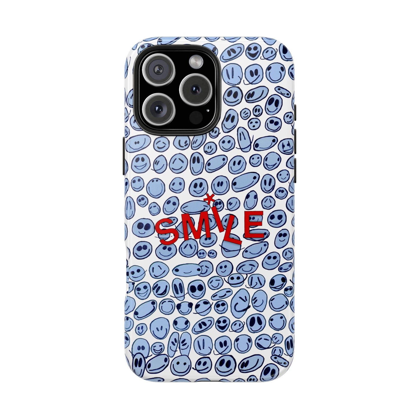 BLUE SMILE - Tough Phone Cases