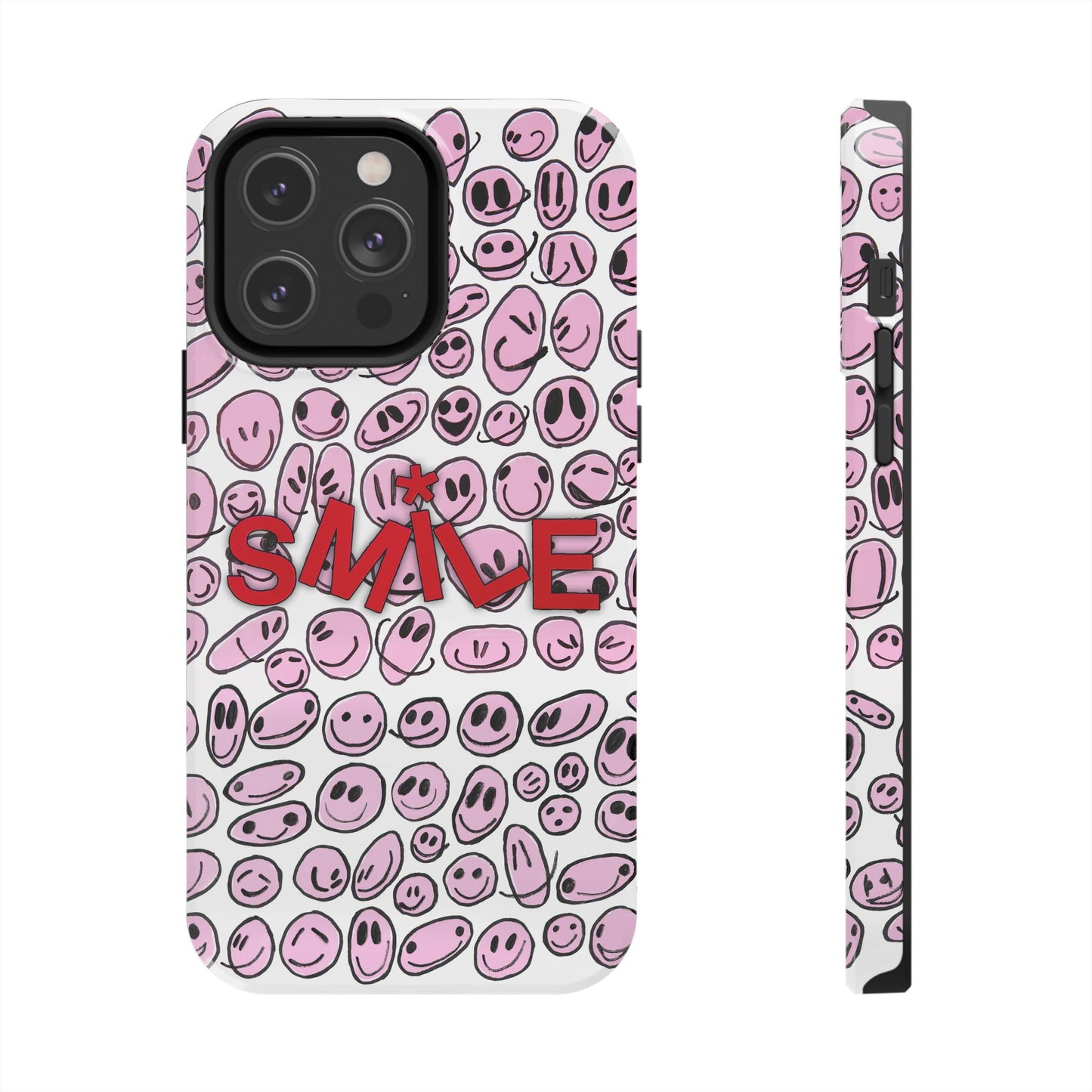 PINK SMILE - Tough Phone Cases
