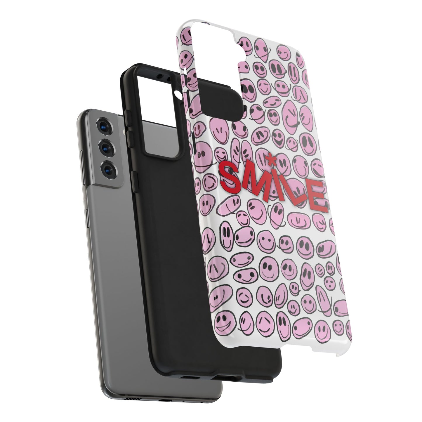 PINK SMILE - Tough Phone Cases