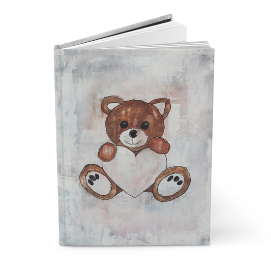 Copy of Teddy Bear, RedBrown - Hardcover Journal