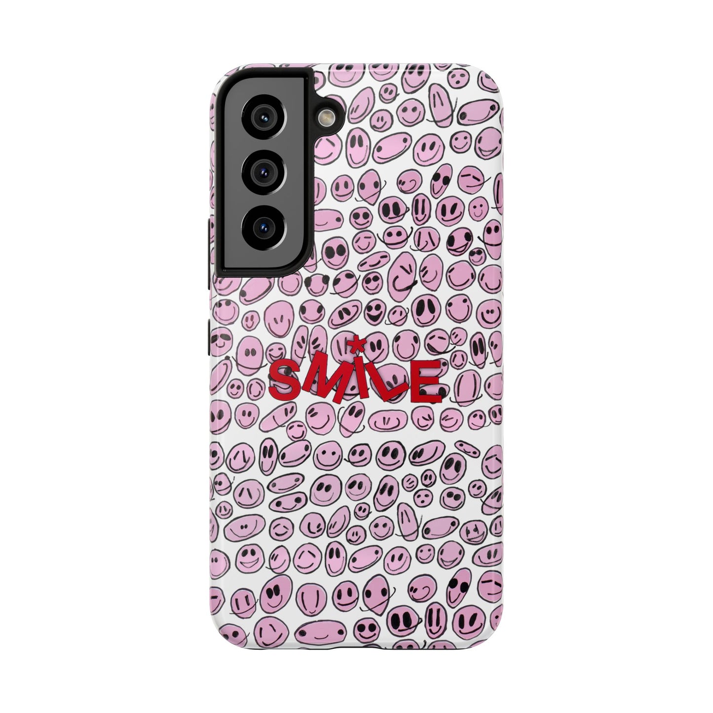 PINK SMILE - Tough Phone Cases