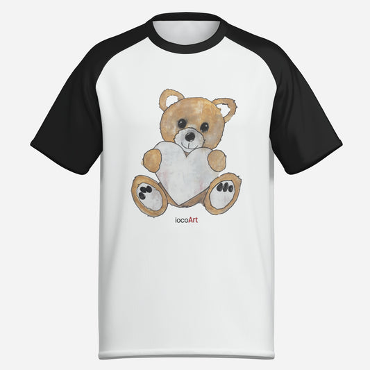 Teddy Bear Heart, Golden (BSL) - Men's T-shirt