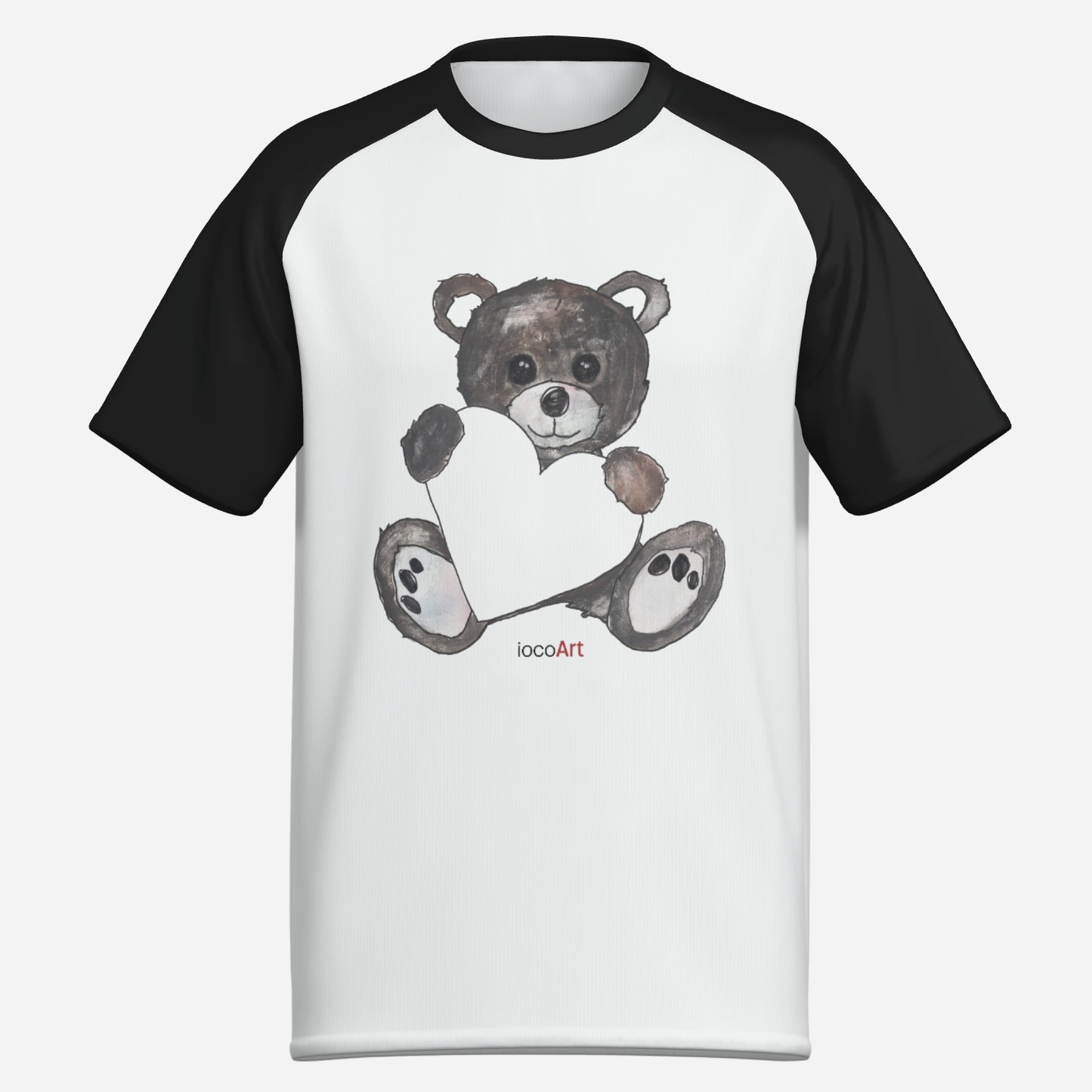 Teddy Bear Heart, BlackBrown (BSL) - Men's T-shirt