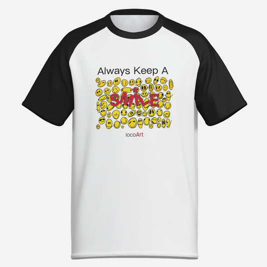 Always Keep A SMILE, YELLOW (BSL) - Men's T-Shirt