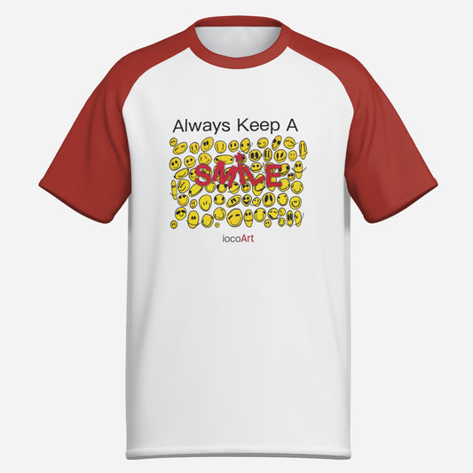 Always Keep A SMILE, YELLOW (RSL) - Men's T-Shirt
