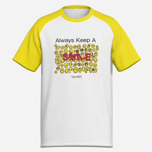 Always Keep A SMILE, YELLOW (YSL) - Men's T-Shirt
