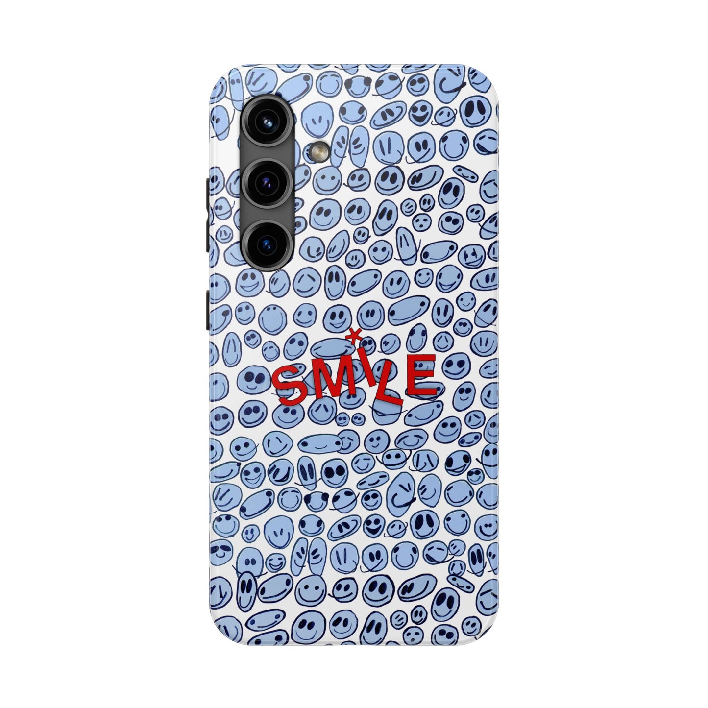 BLUE SMILE - Tough Phone Cases