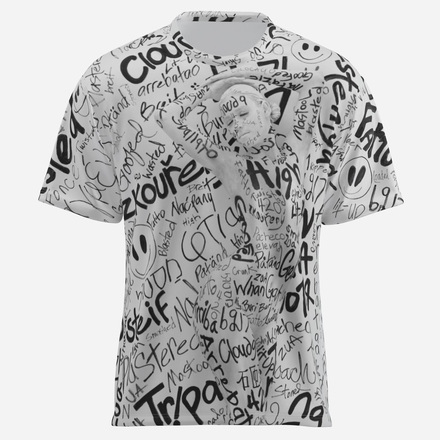 High Around the World, Female - Men's O Neck T-Shirt