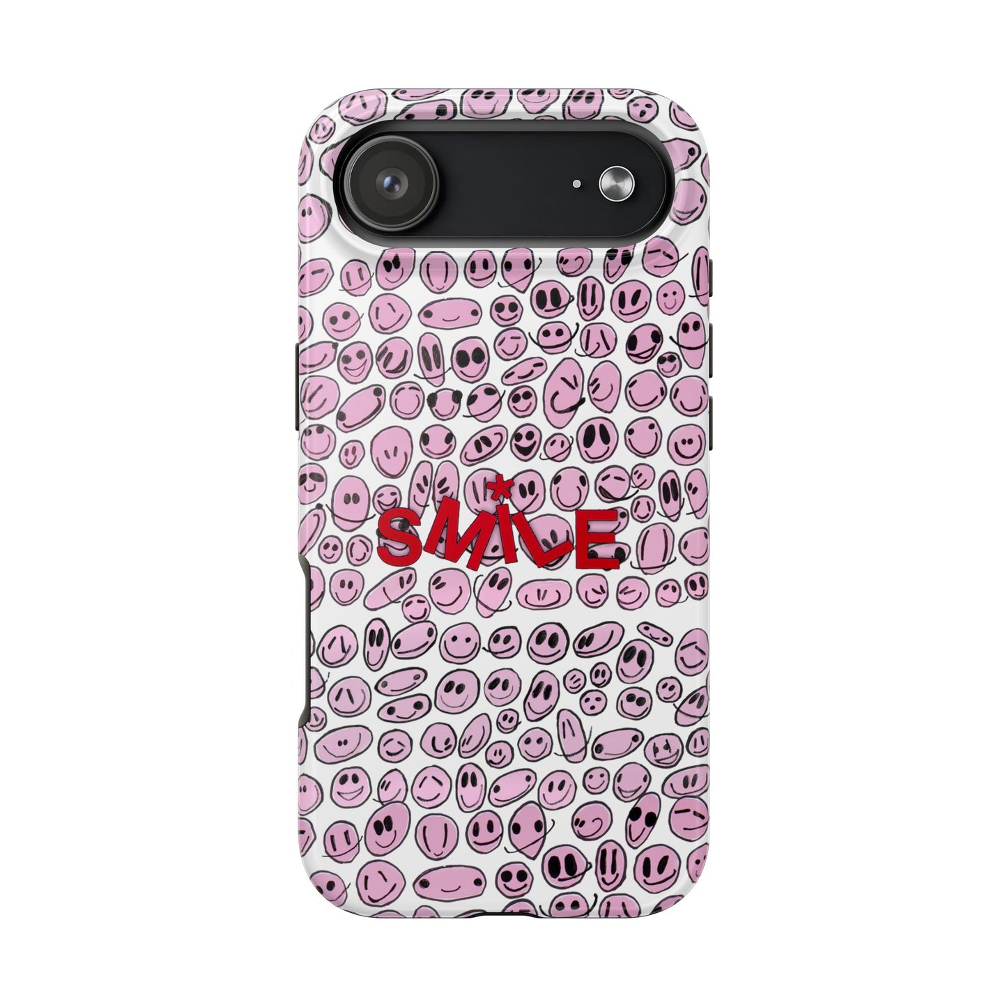 PINK SMILE - Tough Phone Cases