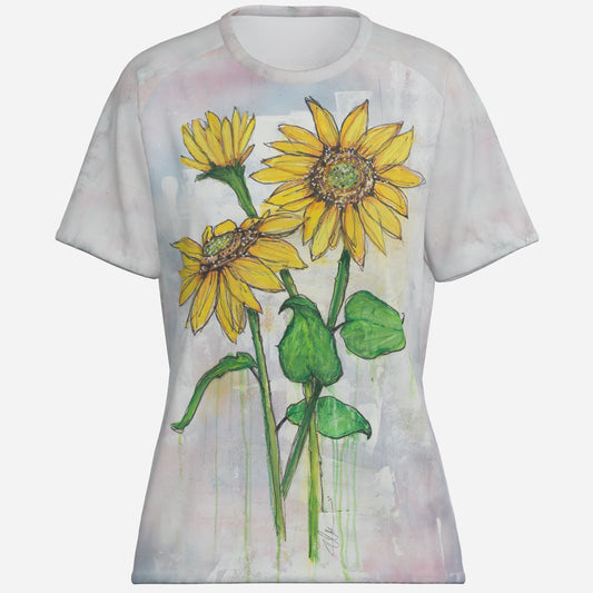 Sunflowers of Ukraine - Women's Cotton T-Shirt