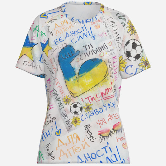 Strength of Ukraine - Women's Cotton T-Shirt