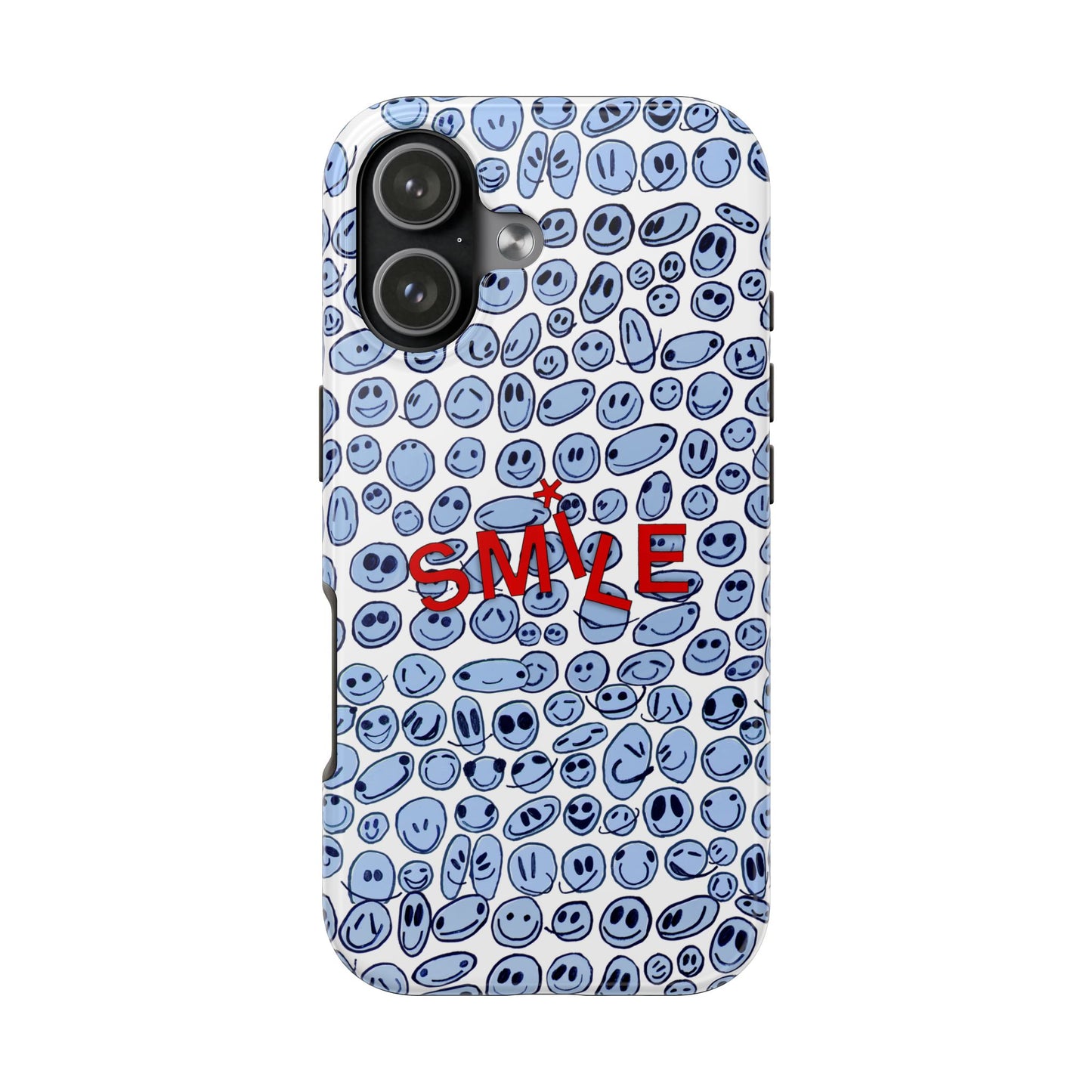 BLUE SMILE - Tough Phone Cases