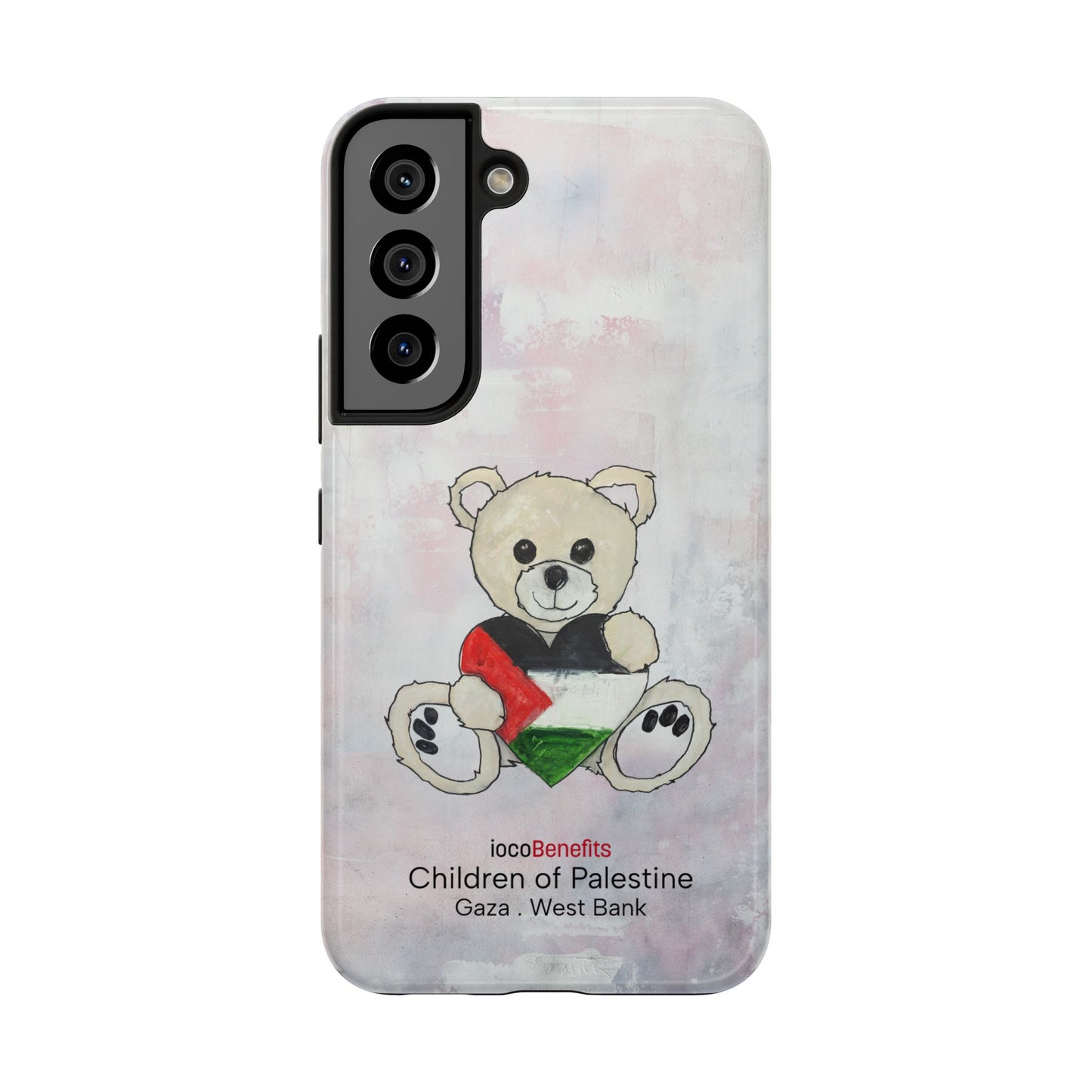Teddy Bear Blond, Heart of Palestine - Tough Phone Cases