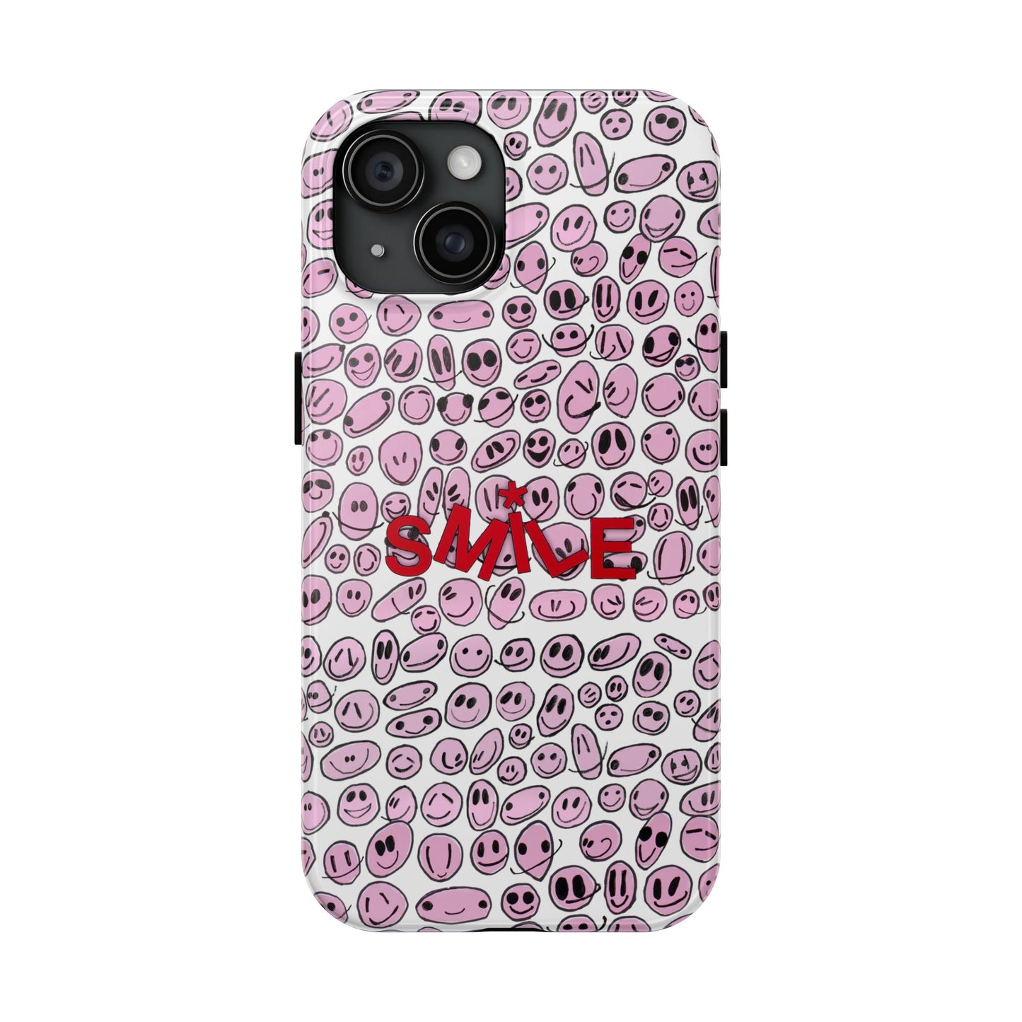 PINK SMILE - Tough Phone Cases
