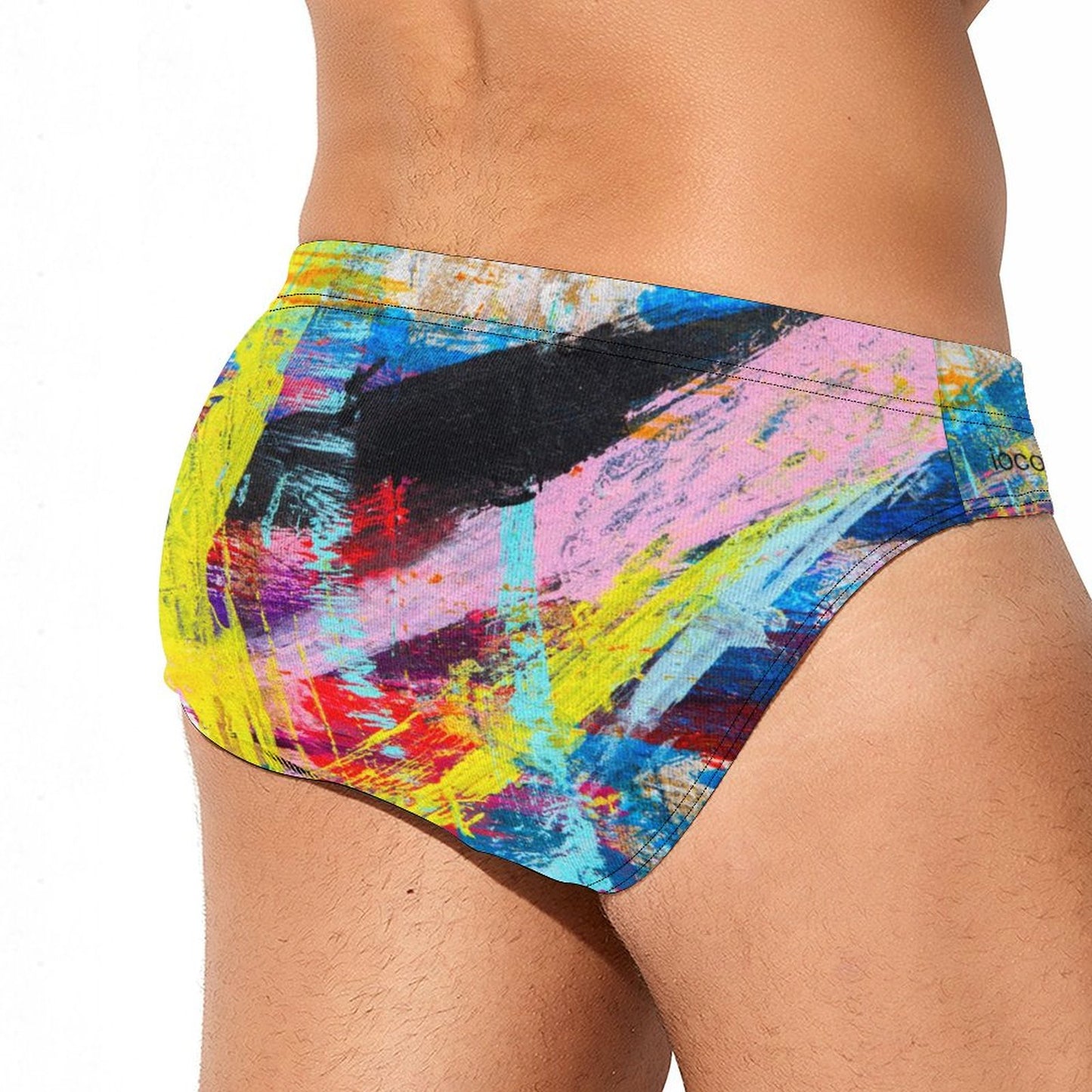 Flickering Shards lll - Mens Swim Briefs