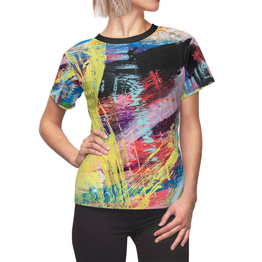 Flickering Shards - Women's Cut & Sew Tee