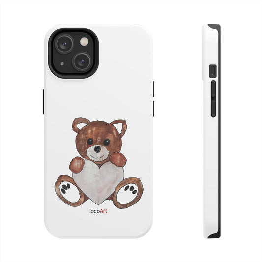 Teddy Bear, RedBrown - Tough Phone Cases