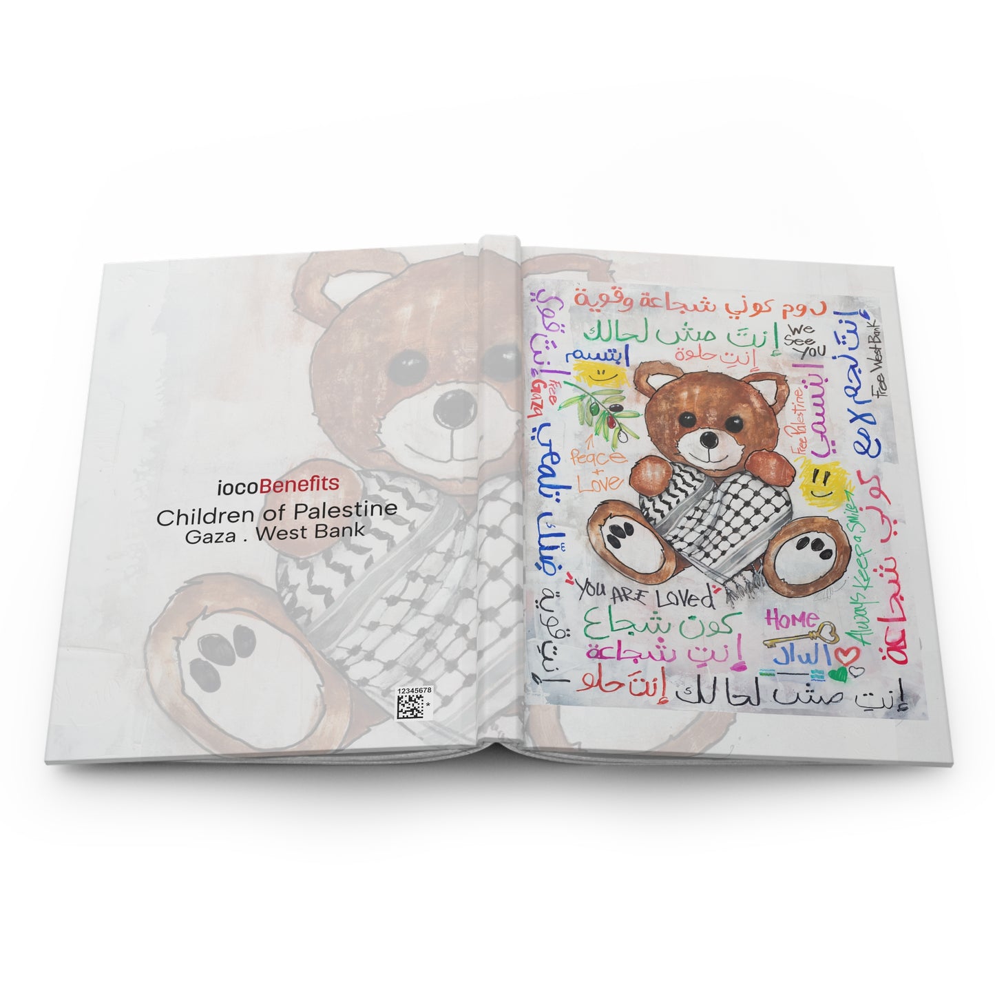 Teddy Bear Red, Keffiyeh of Palestine - Journal