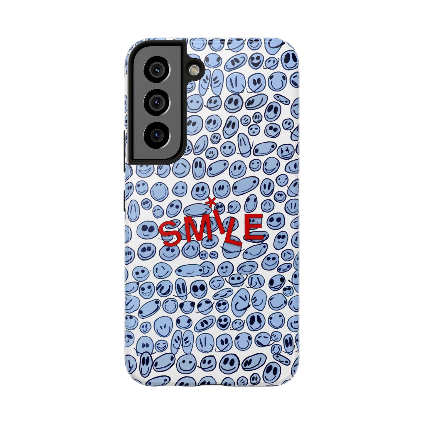 BLUE SMILE - Tough Phone Cases