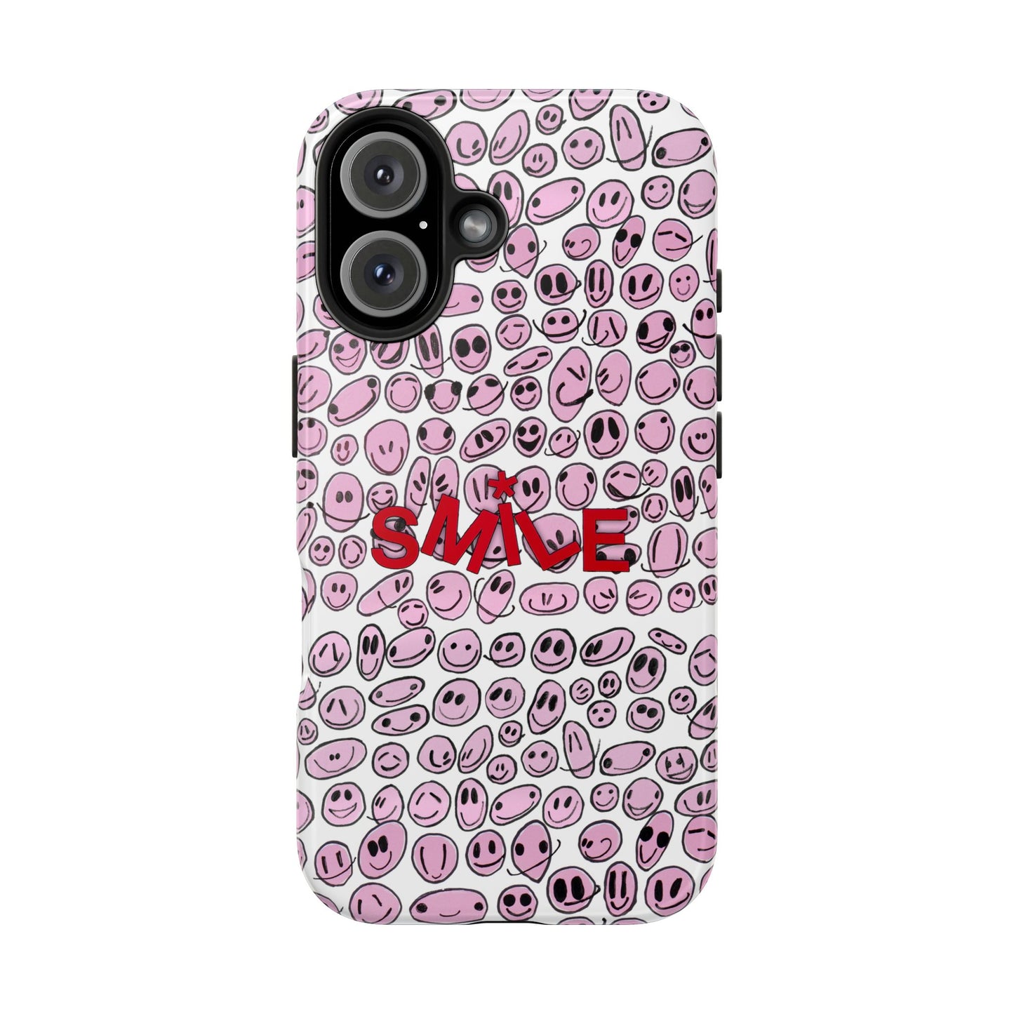 PINK SMILE - Tough Phone Cases