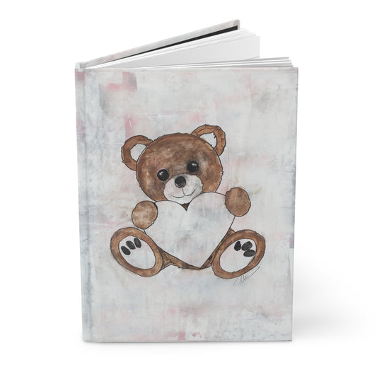Teddy Bear, Brown - Hardcover Journal