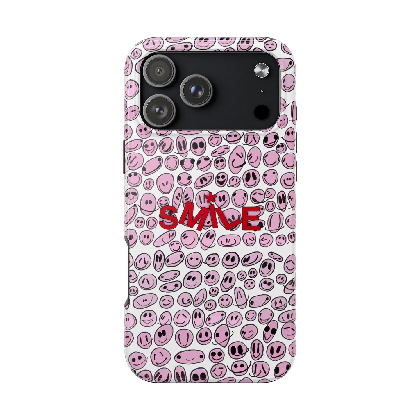PINK SMILE - Tough Phone Cases