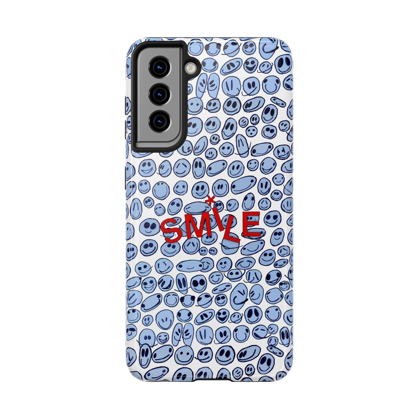 BLUE SMILE - Tough Phone Cases