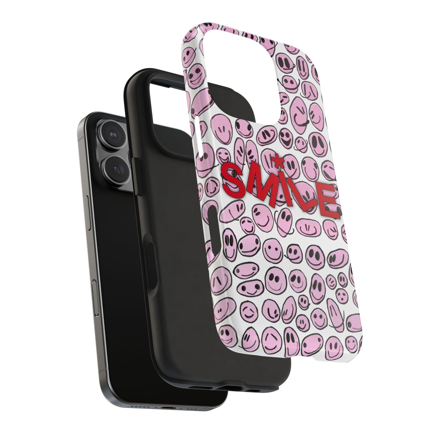 PINK SMILE - Tough Phone Cases