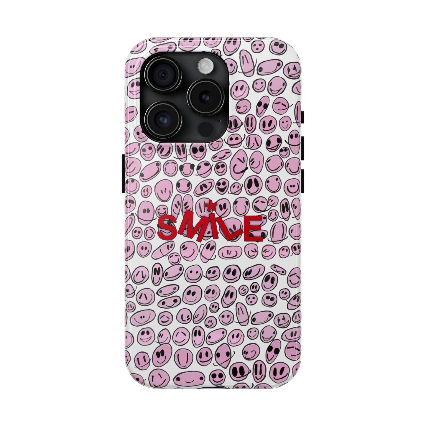 PINK SMILE - Tough Phone Cases