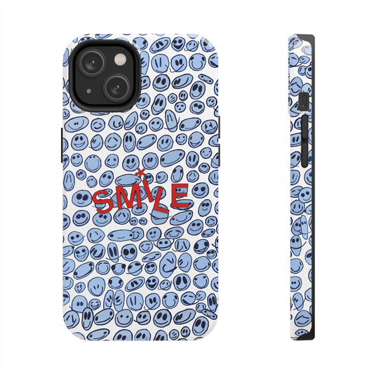 BLUE SMILE - Tough Phone Cases