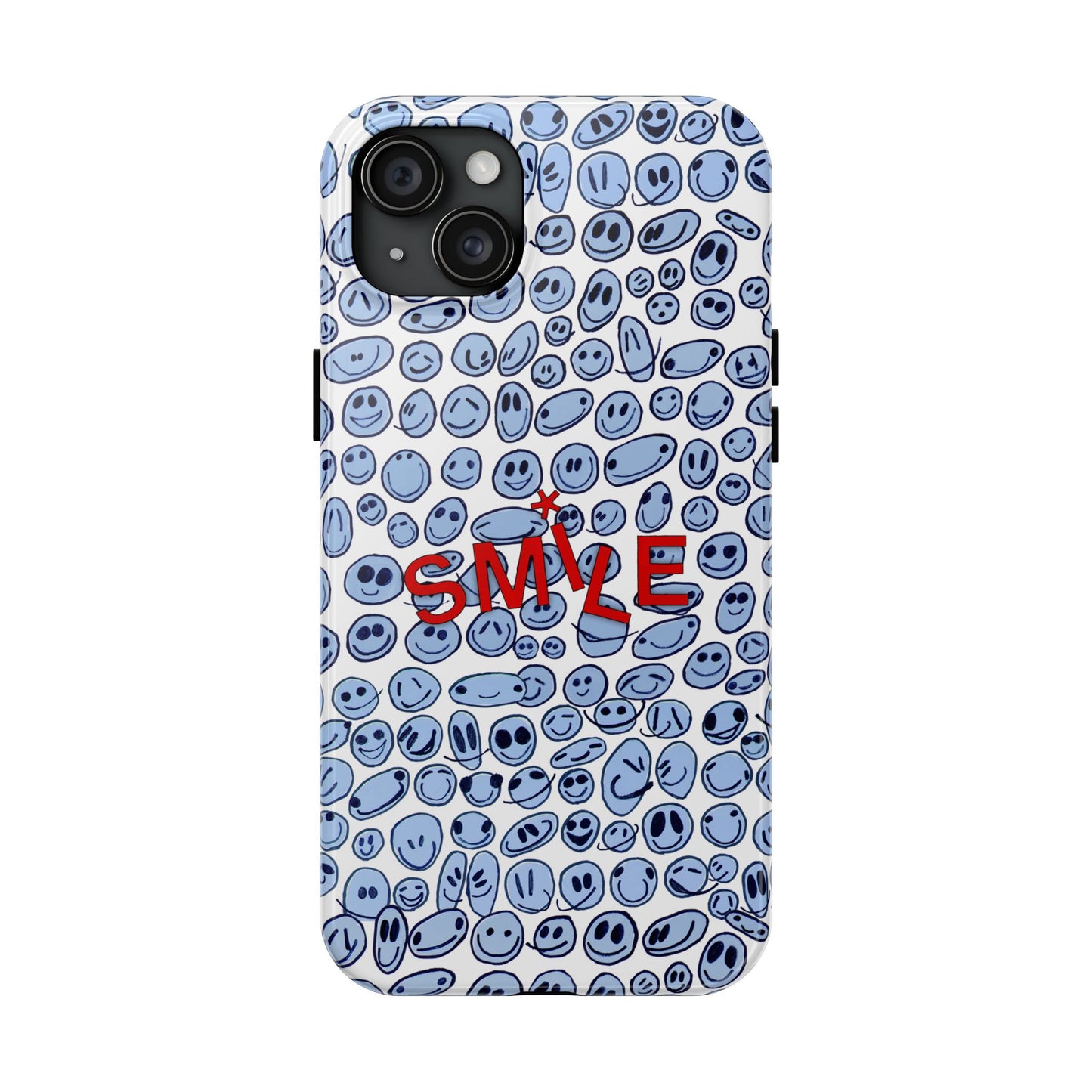 BLUE SMILE - Tough Phone Cases
