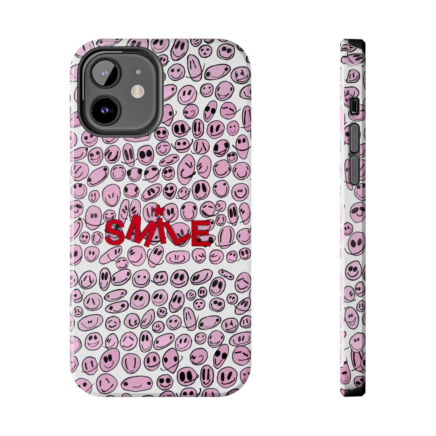 PINK SMILE - Tough Phone Cases