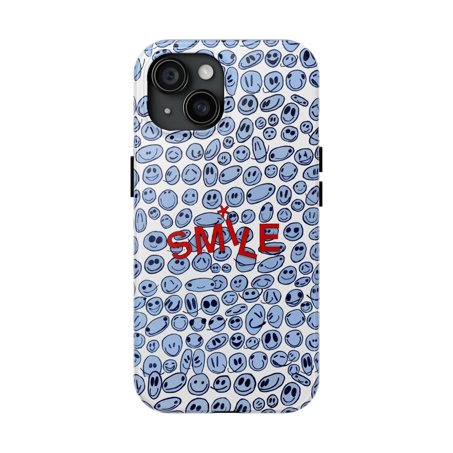 BLUE SMILE - Tough Phone Cases