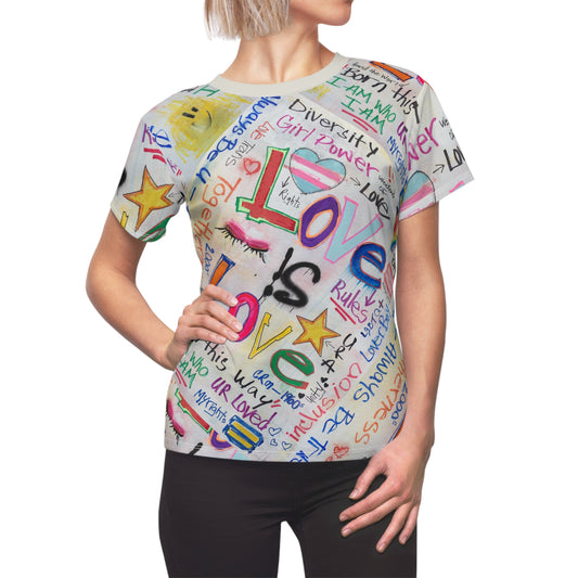 Love is Love - Women's Cut & Sew Tee