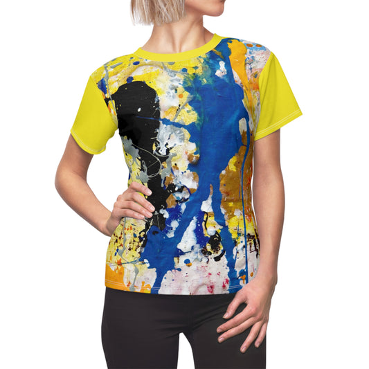 Wish Blue (YSL) - Women's Cut & Sew Tee