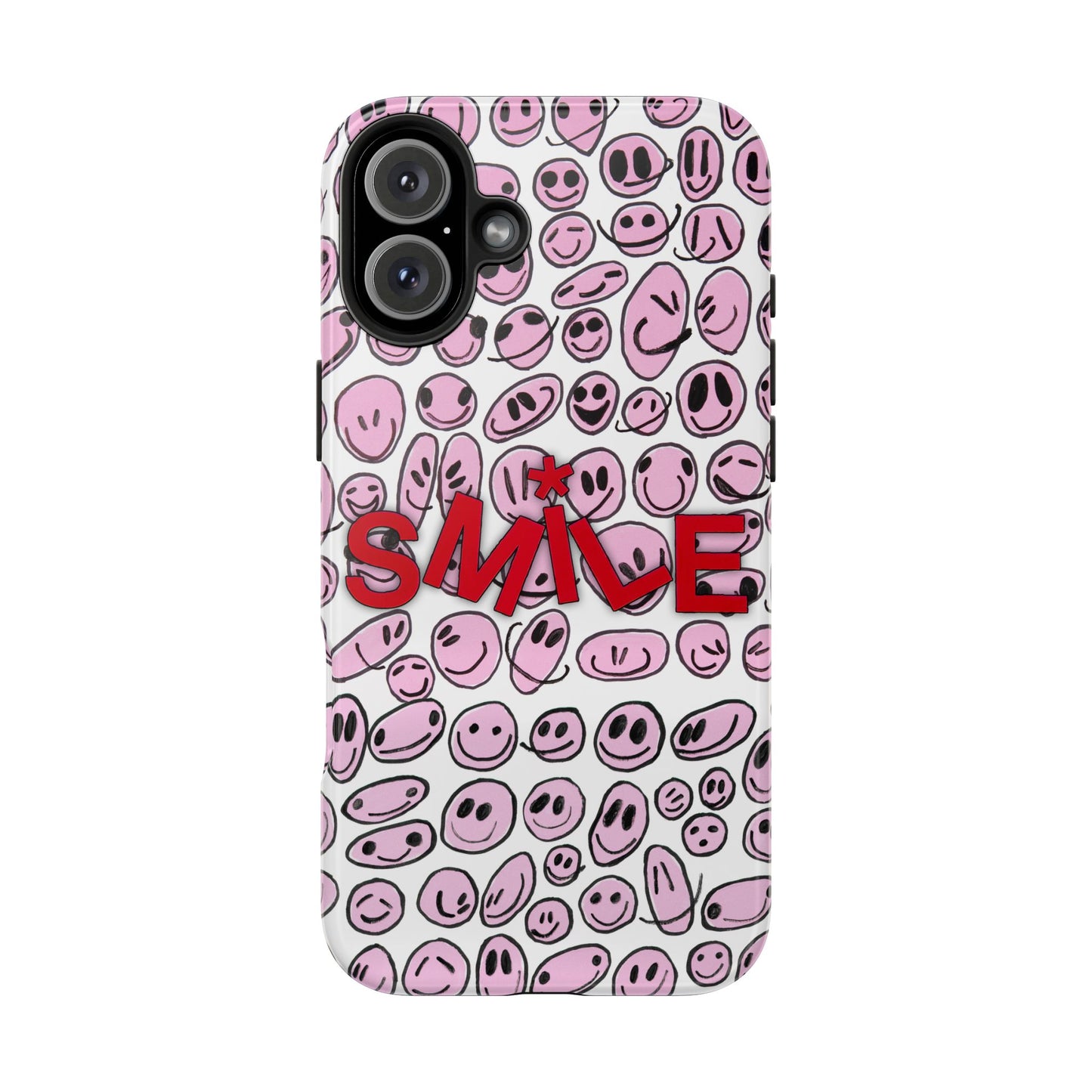 PINK SMILE - Tough Phone Cases