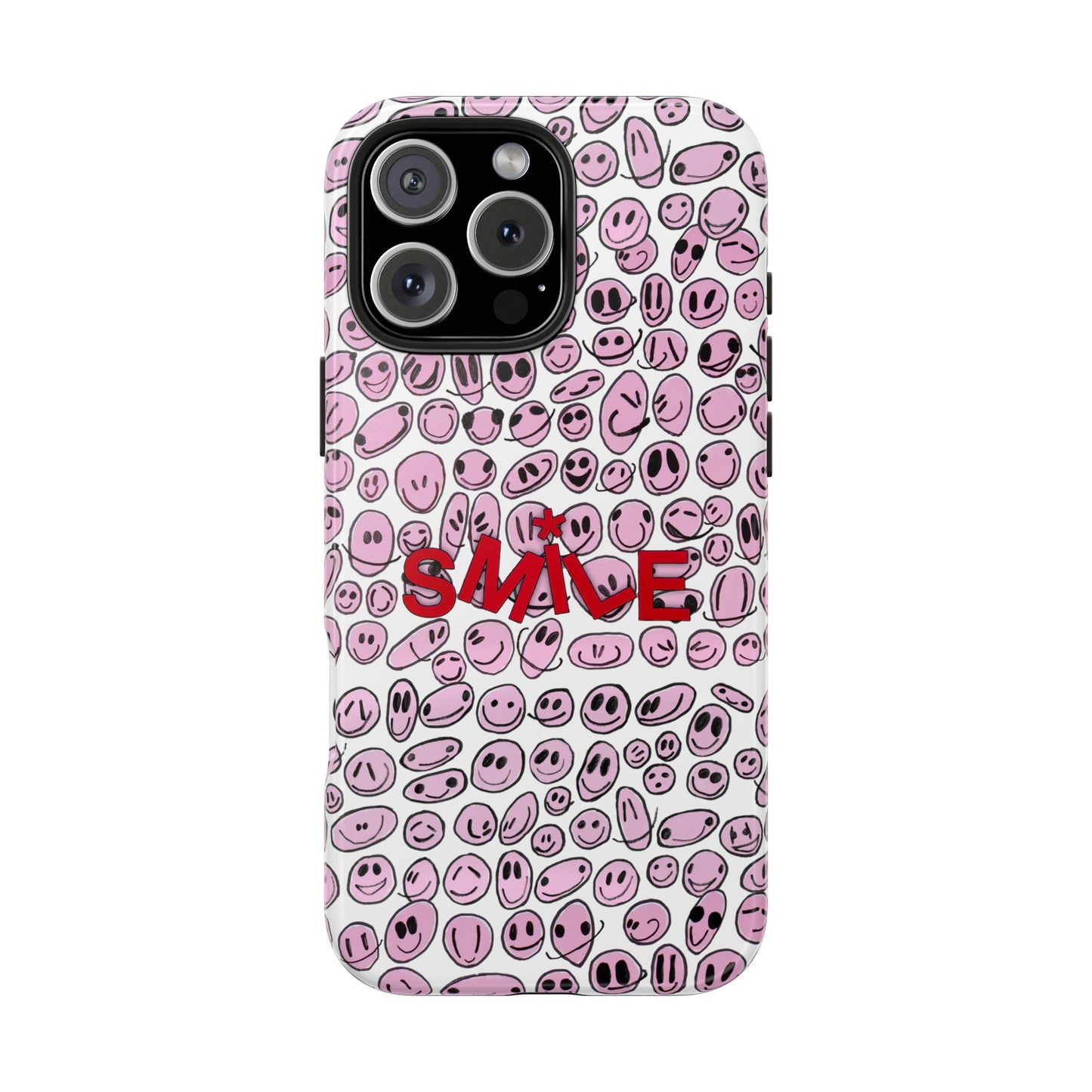 PINK SMILE - Tough Phone Cases
