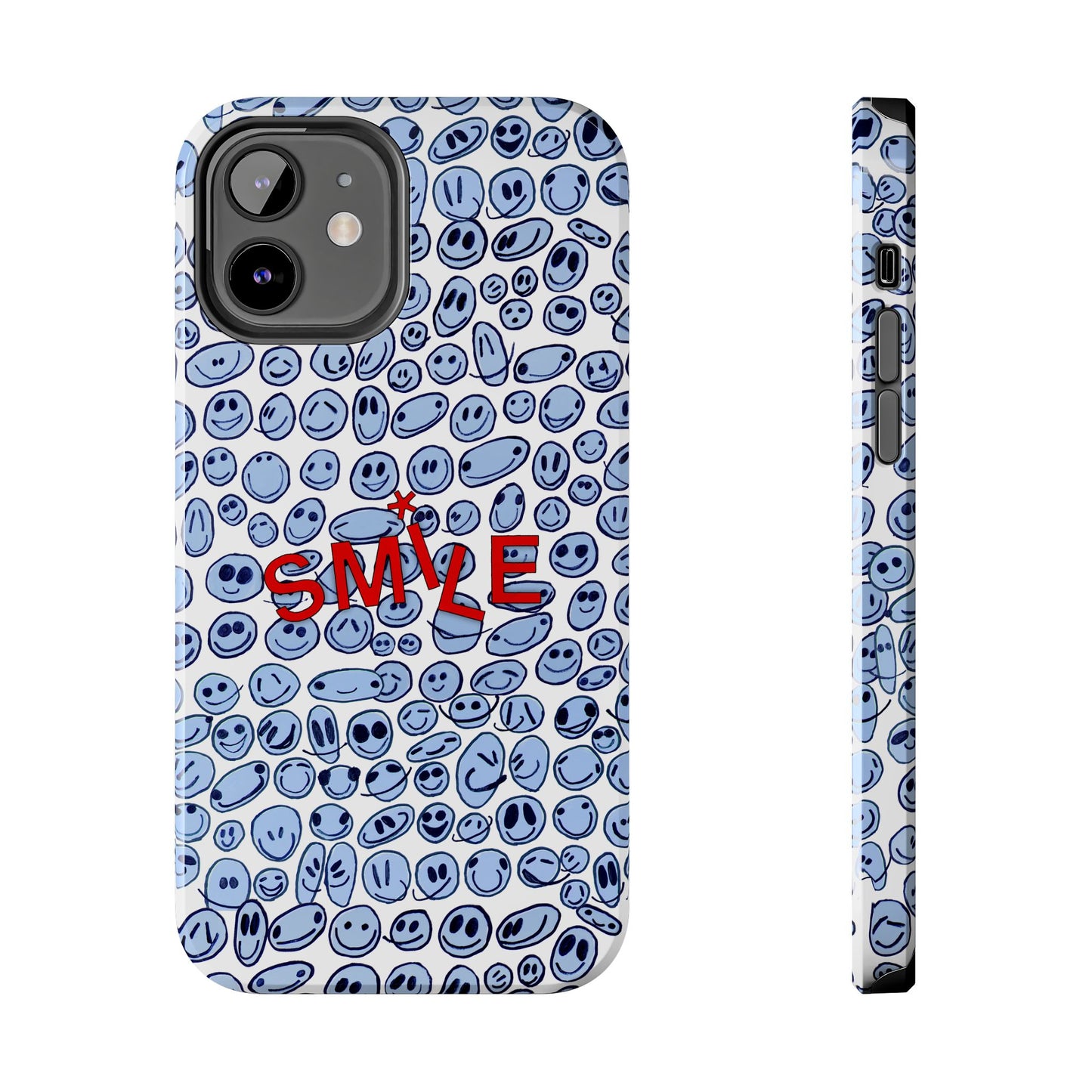 BLUE SMILE - Tough Phone Cases