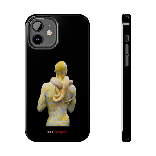 Albino Burmese Python - Tough Phone Cases