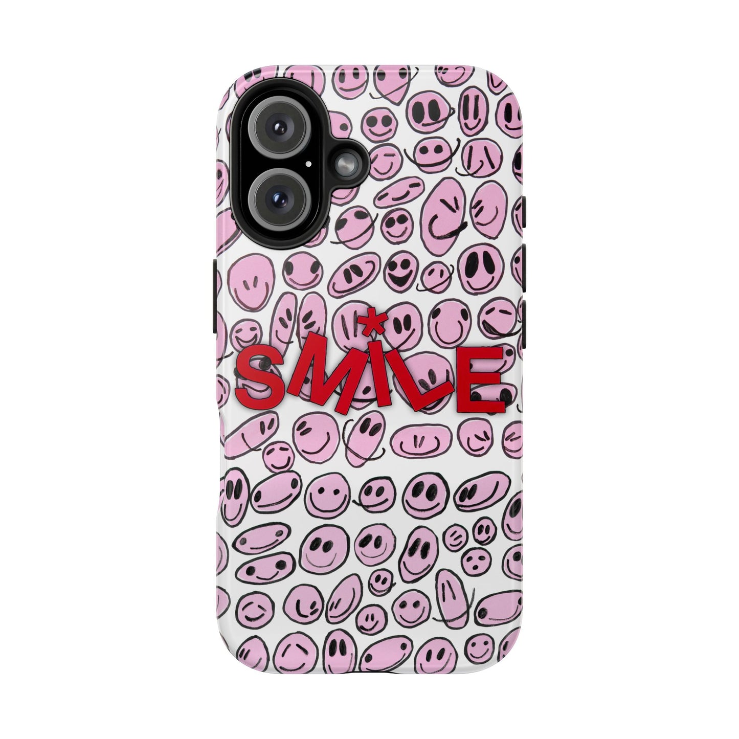PINK SMILE - Tough Phone Cases