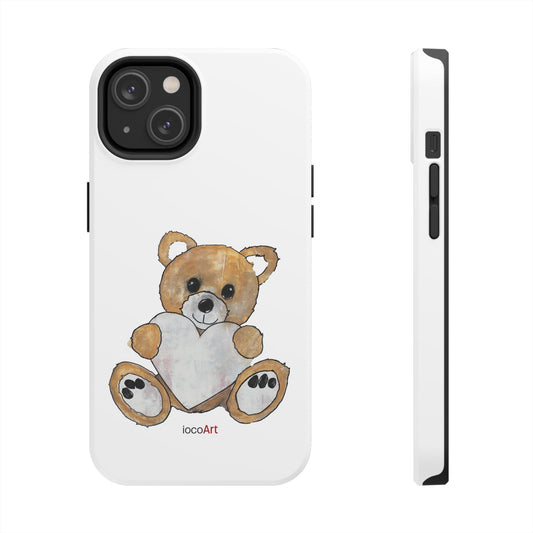 Teddy Bear, Golden - Tough Phone Cases