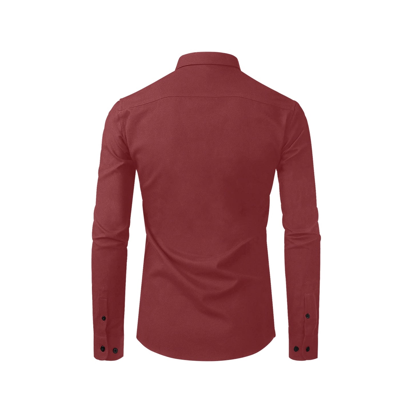 Burgundy of Pompeii, (BUrSL)-Men's Long Sleeve Shirt