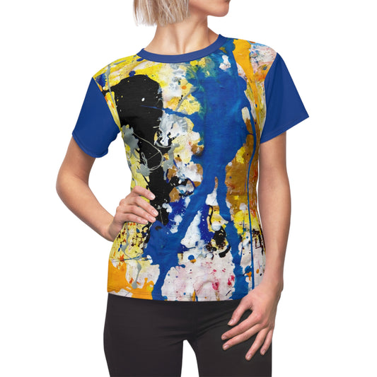 Wish Blue (BluSL) - Women's Cut & Sew Tee