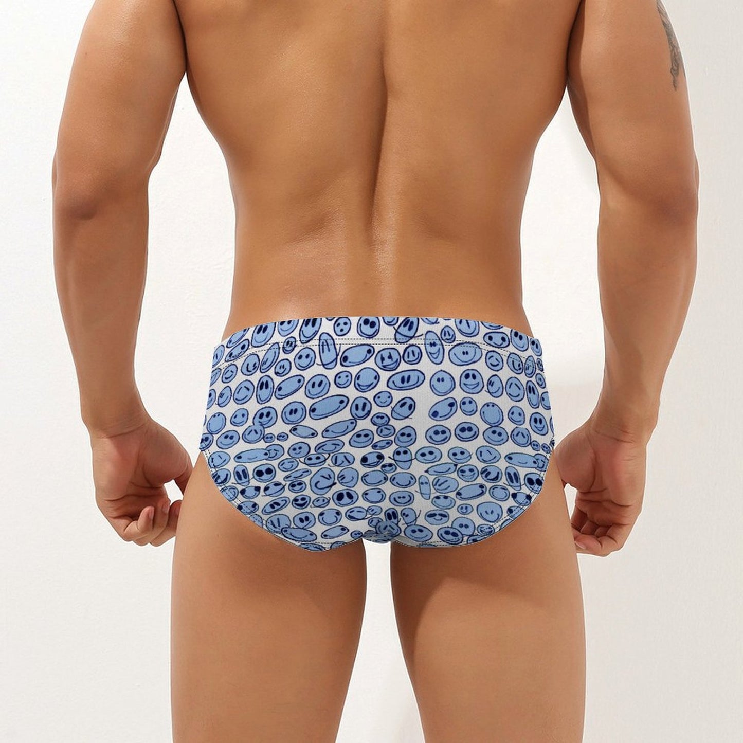 BLUE SMILES - Mens Swim Briefs