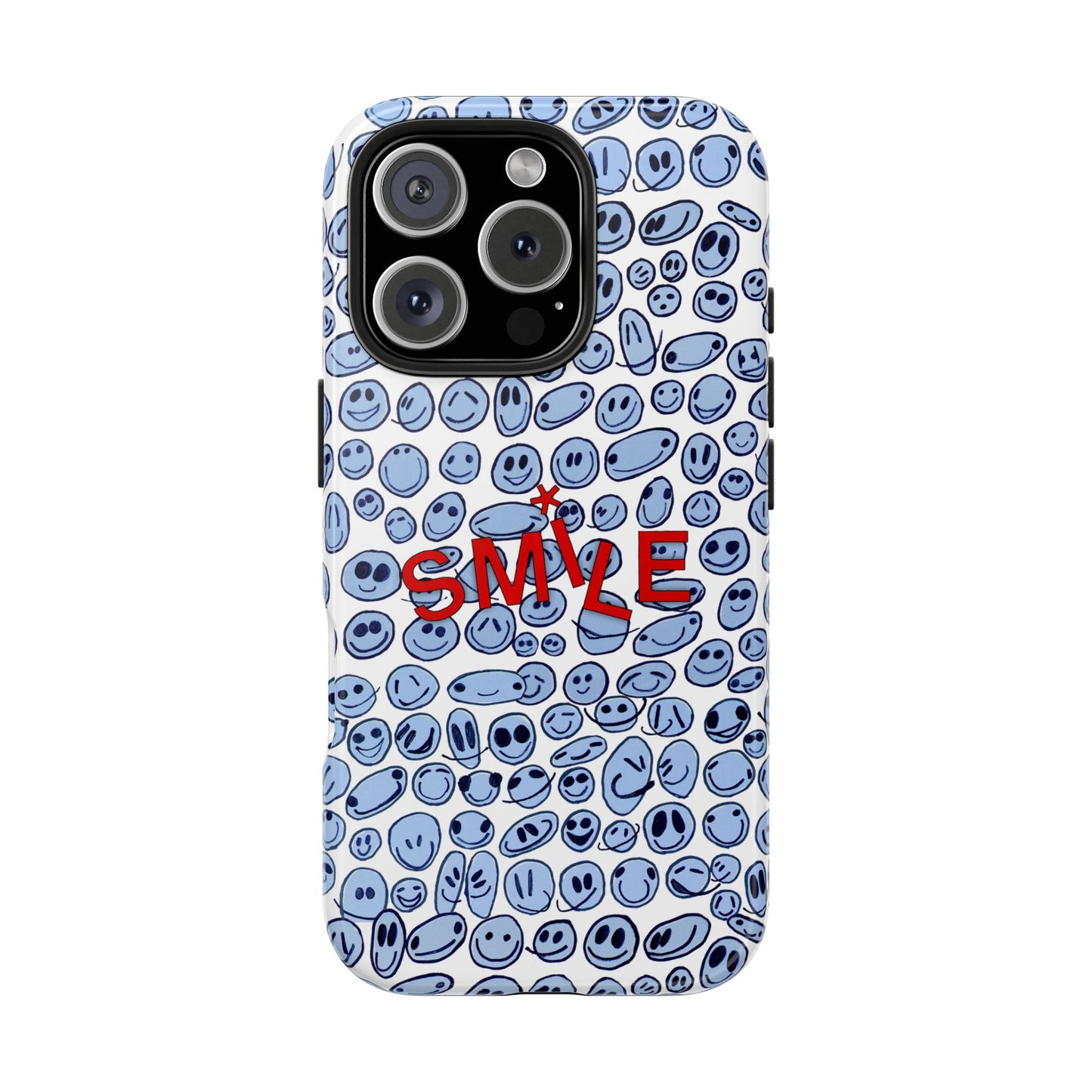 BLUE SMILE - Tough Phone Cases