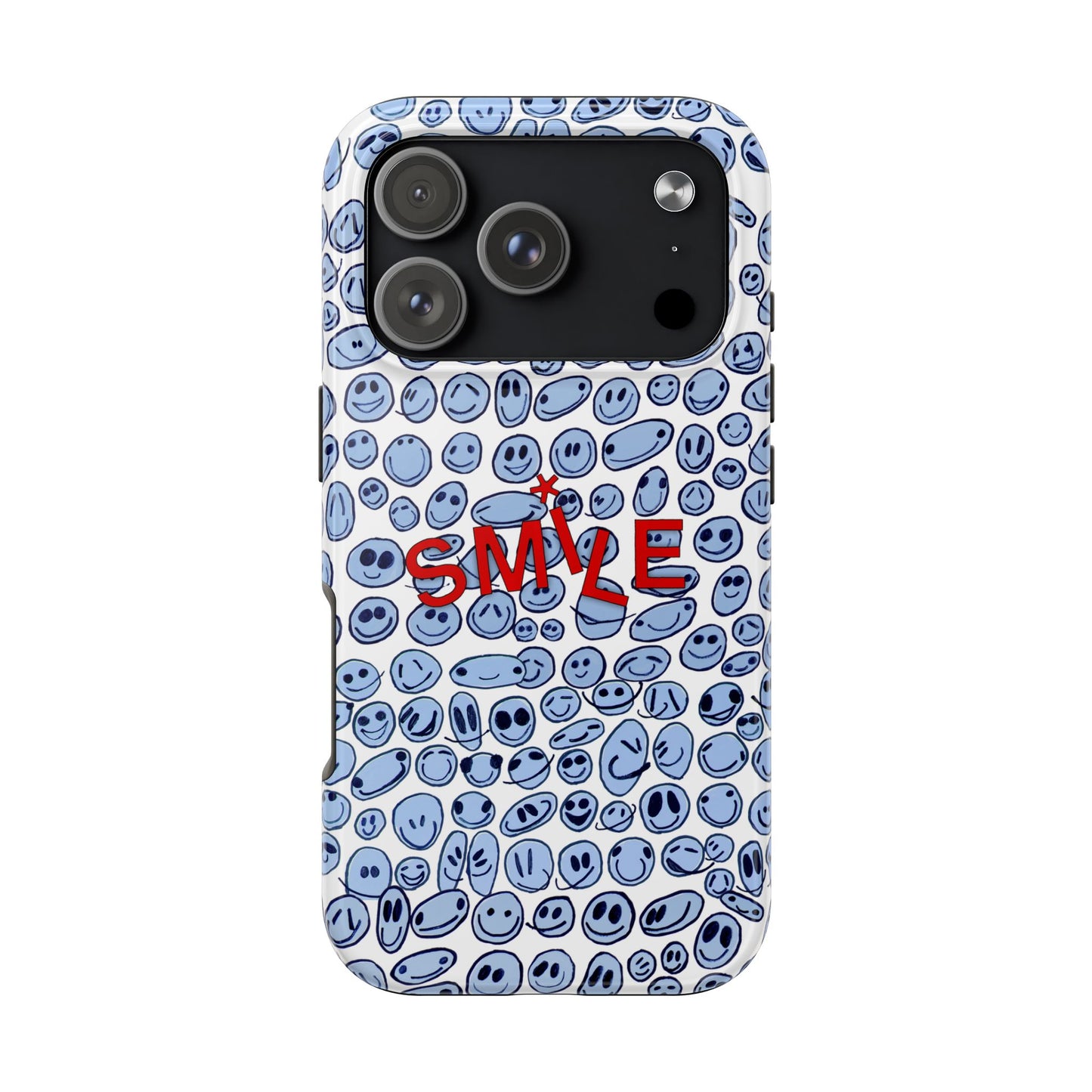 BLUE SMILE - Tough Phone Cases