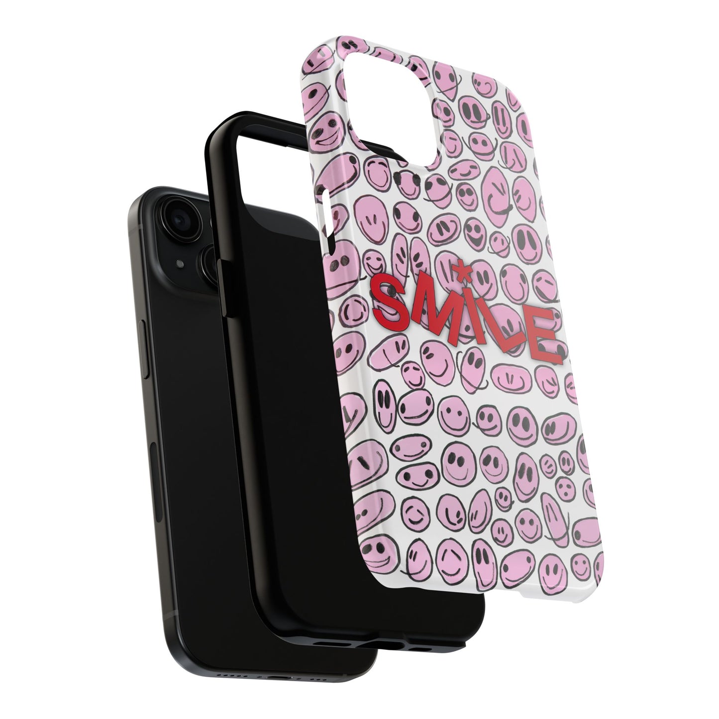 PINK SMILE - Tough Phone Cases