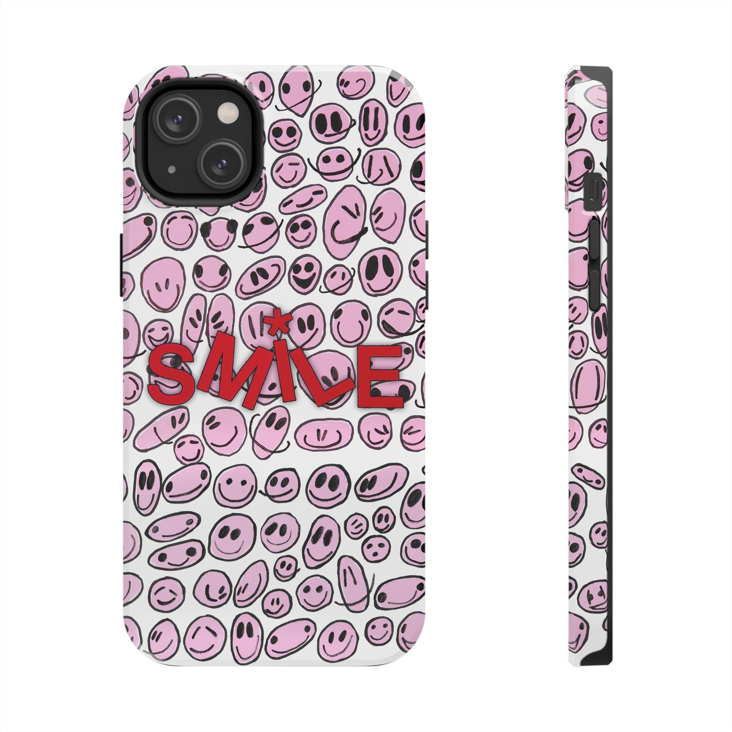 PINK SMILE - Tough Phone Cases