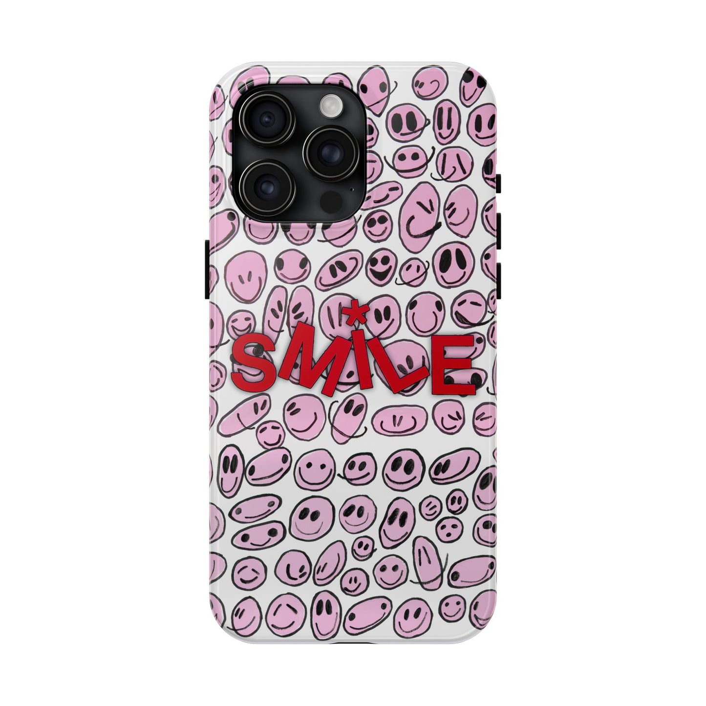 PINK SMILE - Tough Phone Cases